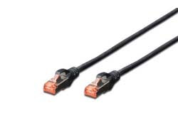 Digitus CAT 6 Patchkabel – 3 m, Schwarz, geschirmt