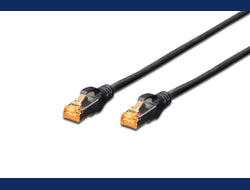 Digitus CAT 6 Patchkabel – 0,5 m, schwarz, geschirmt (S-FTP)