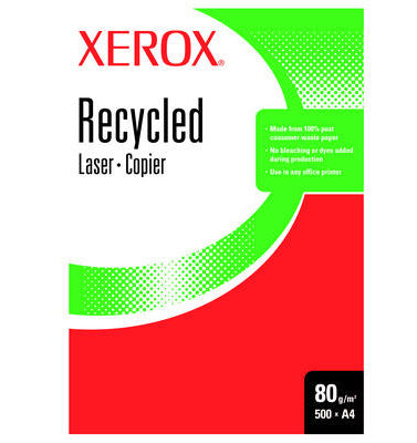 Xerox Recyclingpapier Weiss – A4, 80 g/m², 2'500 Blatt