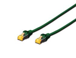 Digitus Patchkabel – 3 m, RJ45–RJ45, Grün, S/FTP, LSZH – 1 Stk.