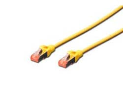 Digitus Patchkabel – 5 m, RJ45–RJ45, Gelb, S/FTP, Outdoor