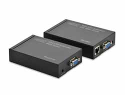 Digitus AV-Sender & Empfänger – 1920×1200, 300 m, Cat5, VGA (D-Sub), 3,5 mm – Schwarz