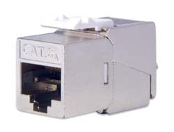 Digitus CAT 6A Keystone-Modul – geschirmt, RJ-45, Silber
