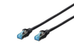 Digitus CAT 5E Patchkabel – 1 m, schwarz, geschirmt
