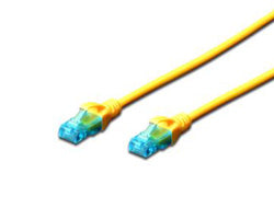 Digitus CAT 5E Patchkabel – 2 m, Gelb, ungeschirmt