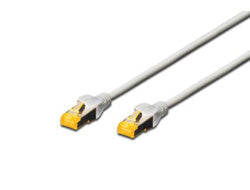 Digitus Patchkabel – 1 m, Grau, Cat 6A, S-FTP