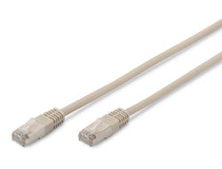 Digitus CAT 5E Patchkabel – 3 m, Grau, geschirmt