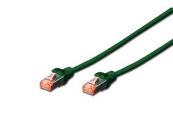 Digitus Patchkabel – 0,5 m, Grün, geschirmt
