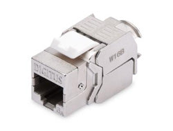 Digitus Keystone-Modul Cat 6A – geschirmt, werkzeugfrei, silber