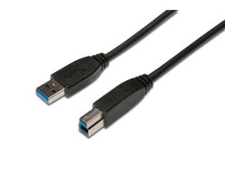 Digitus USB-Kabel, USB-A zu USB-B, 1,8 m, USB 3