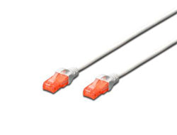 Digitus Patchkabel – 0,5 m, Weiss, Cu, PVC