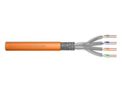 Digitus Cat7 Verlegekabel – S/FTP (S‑STP), 100 m, LSZH, 1'200 MHz, Orange