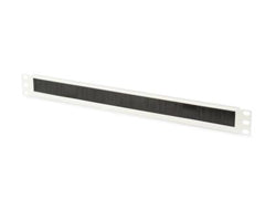 Digitus Kabelbürstenleiste – für 483 mm (19") Schränke, Grau, 1 Stück