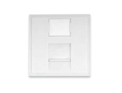 Digitus Frontplatte (RJ-45) – DN-93802-5, 45×45 mm, Weiss, 1 St.