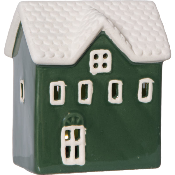 Star Trading Tischdekoration – 19 × 15 × 7 cm – LED, batteriebetrieben, Timer – Grün, 2-teilig