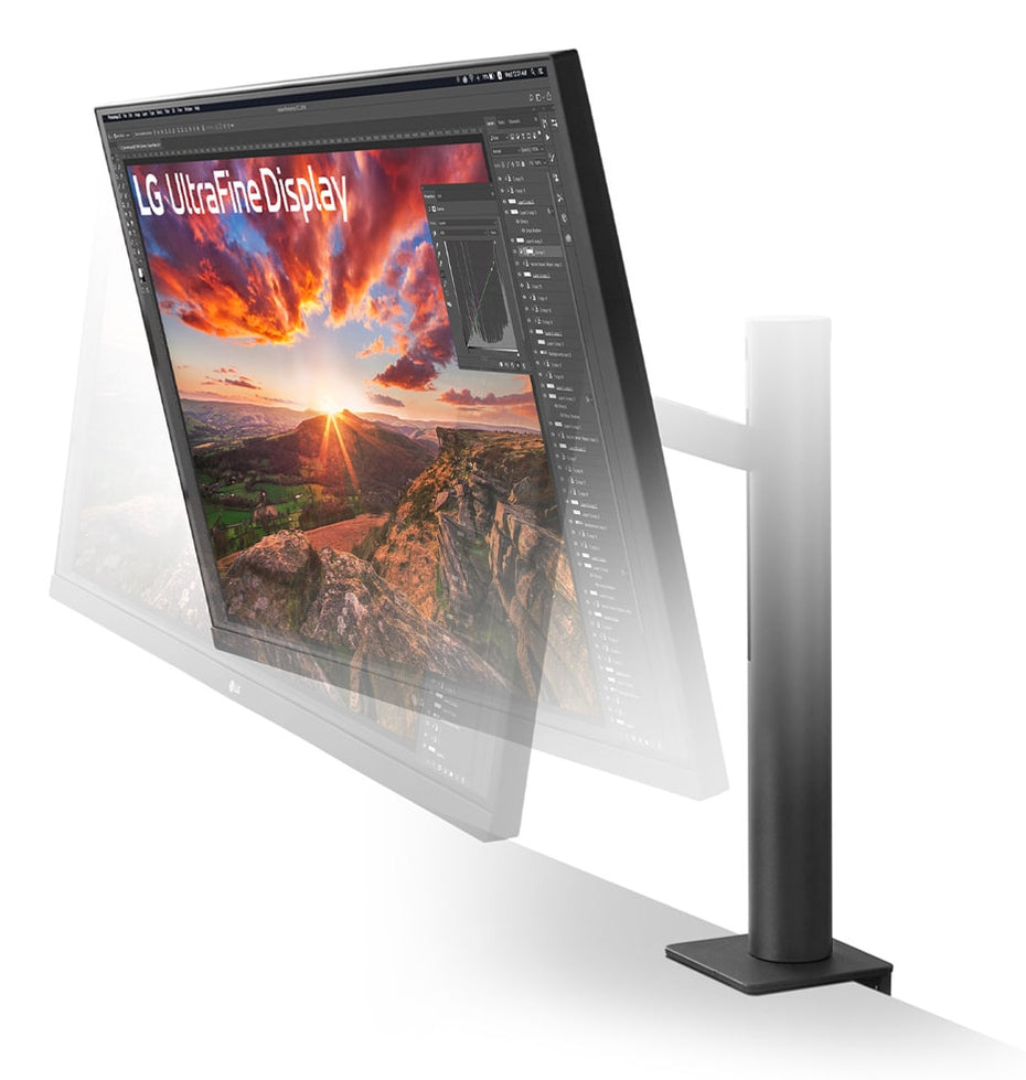 LG 32UN880K-B – 31,5", 3840 × 2160 (4K), IPS, USB-C 60 W, HDR10