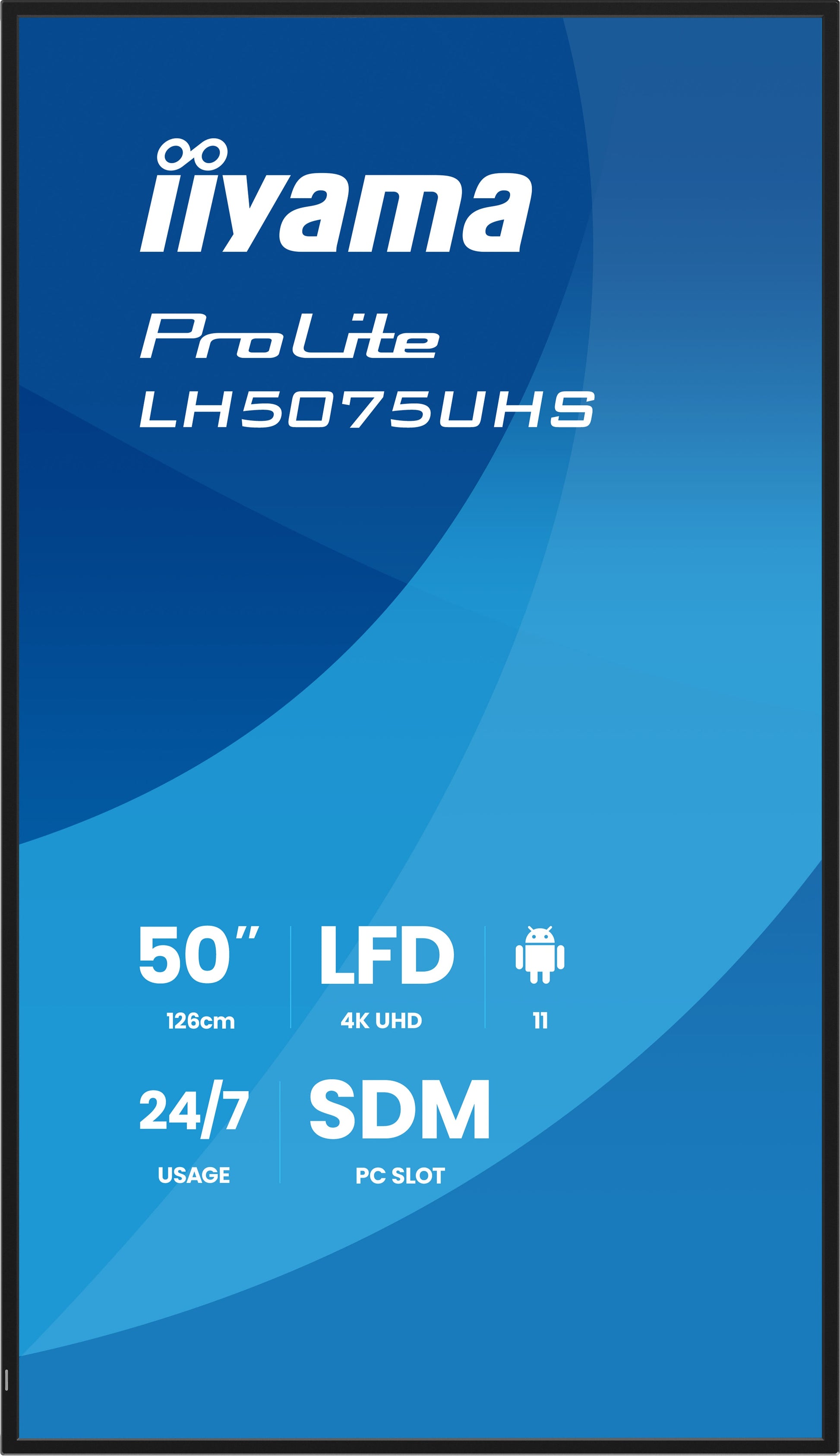 iiyama LH5075UHS-B2AG – 50" LED UHD 4K