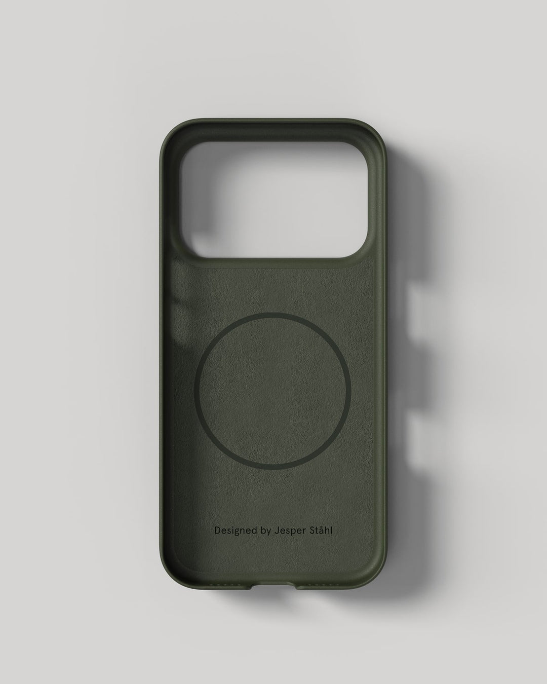 Nudient – Backcover – für Apple iPhone 17 Pro – Dunkelgrün – MagSafe-kompatibel