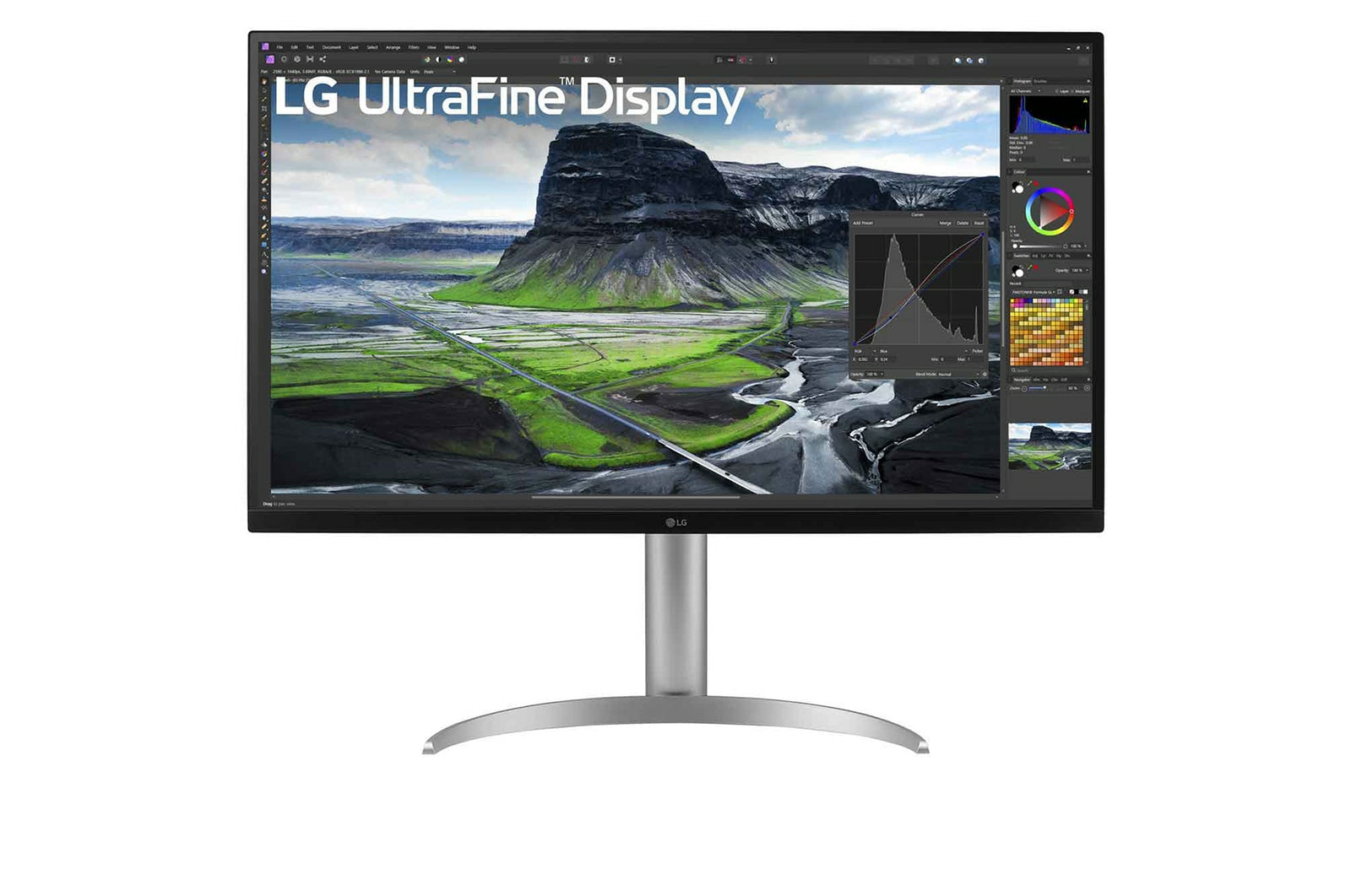 LG 32UQ850V-W – 31,5", 3840 × 2160 (4K), IPS, USB-C 90 W, KVM, DisplayHDR 400