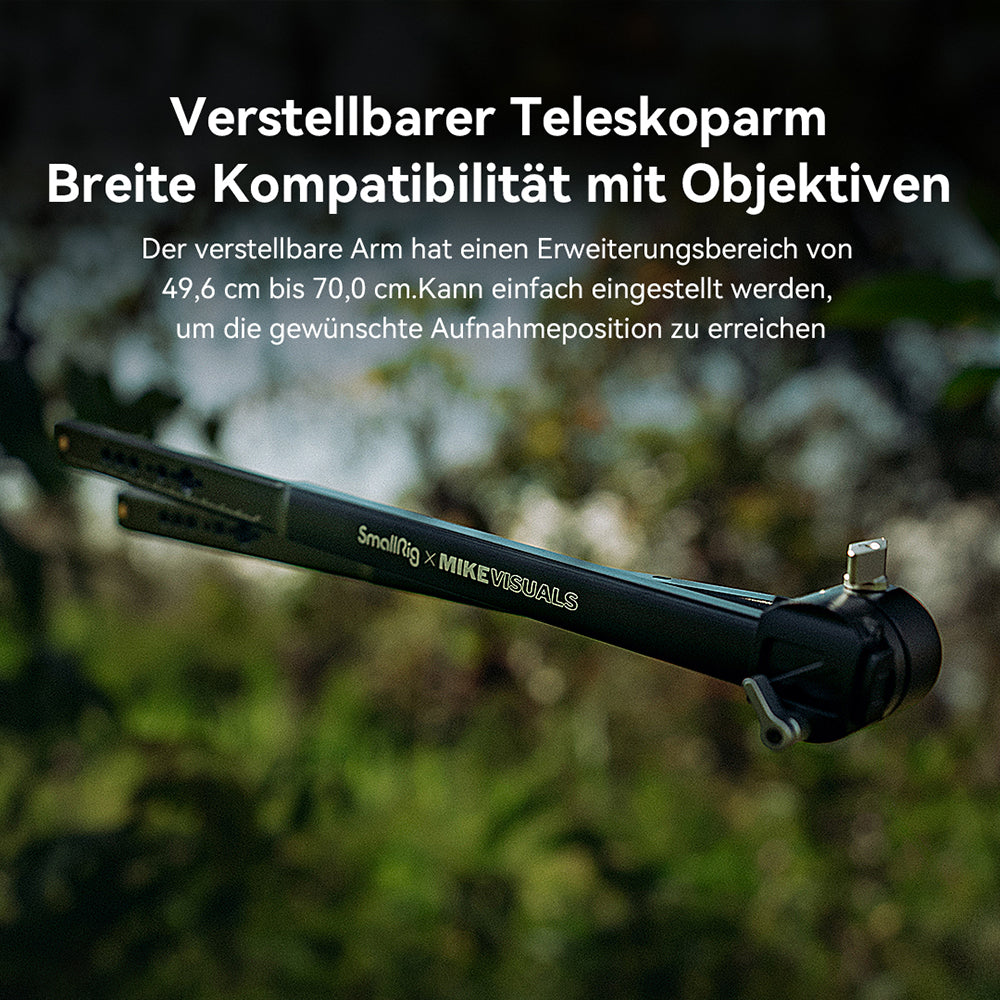 SmallRig Mikevisuals POV-Kit Kameragriff – 3 kg Traglast – für NATO-Schiene, NATO-Klammer, 1/4-20 und mehr