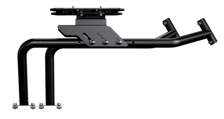 Oplite 101266 – Höhenverstellbarer Tisch, 89,5 × 22 cm, Stahl, Schwarz, für R8 FURY Chassis/Cockpit