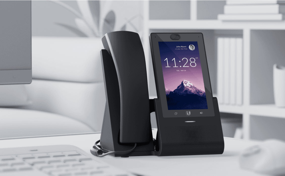 Ubiquiti UniFi Talk Phone Touch – Touchscreen, 5" Display, PoE, Bluetooth, Schwarz