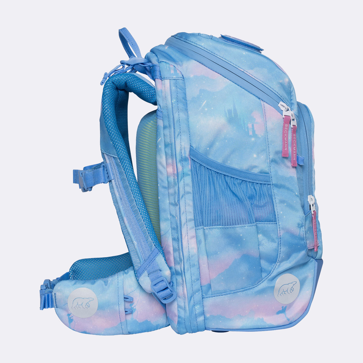 Beckmann Schulrucksack Active Air Flx – 6-teilig – Fairytale – 26,0×39,0×22,0 cm – recycelte Materialien