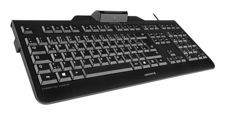 CHERRY KC 1000 SC – Tastatur, kabelgebunden (USB-A), Tschechisch/Slowakisch – für Windows & Linux