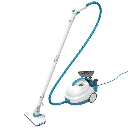 Black & Decker BLACK+DECKER Dampfreiniger – 1200 ml, blau, für Hartböden