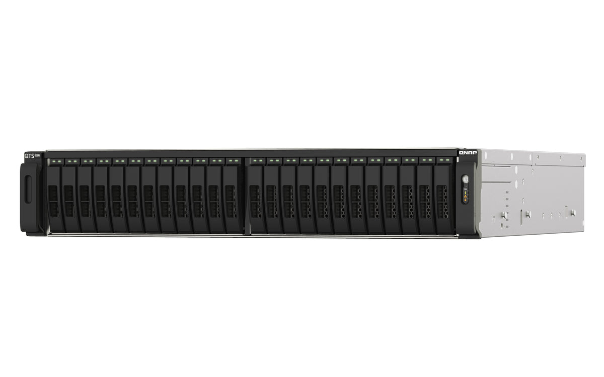 QNAP TS-h2490FU 7302P – NAS-Rack (2U), 24 Einschübe, 256 GB DDR4