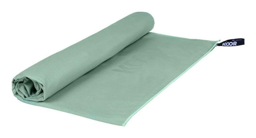 KOOR Badetuch Silva – 110×180 cm, 80% Polyester/20% Polyamid, Grün
