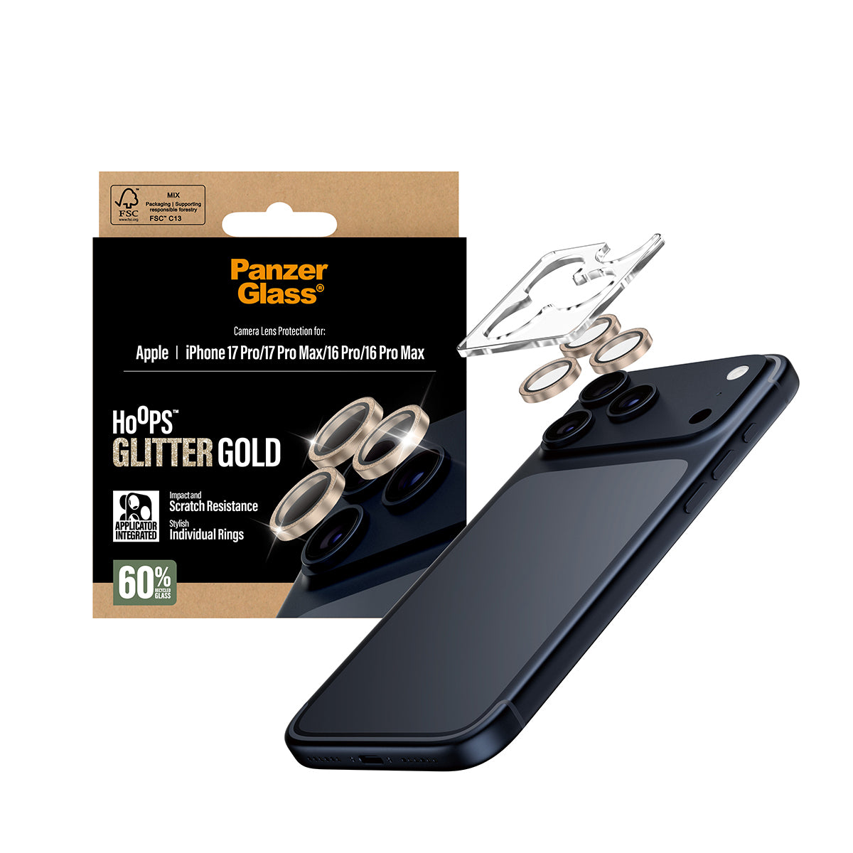 PanzerGlass Displayschutzfolie – für Apple iPhone 17 Pro, 17 Pro Max, 16 Pro und andere