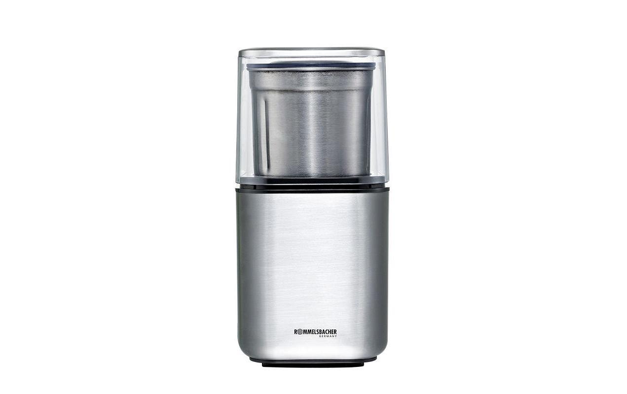 Rommelsbacher EGK 200 Kaffeemühle – 70 g, Schlagmahlwerk, Silber
