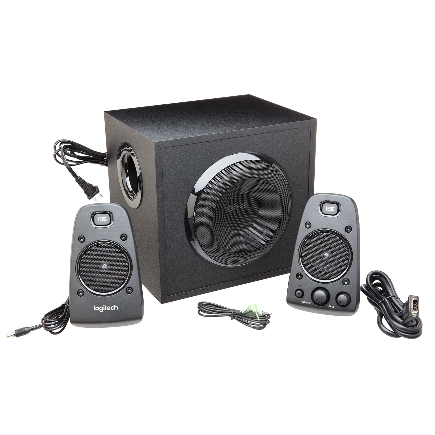 Logitech Z623 – PC-Lautsprecher-Set 2.1 mit Subwoofer, Schwarz