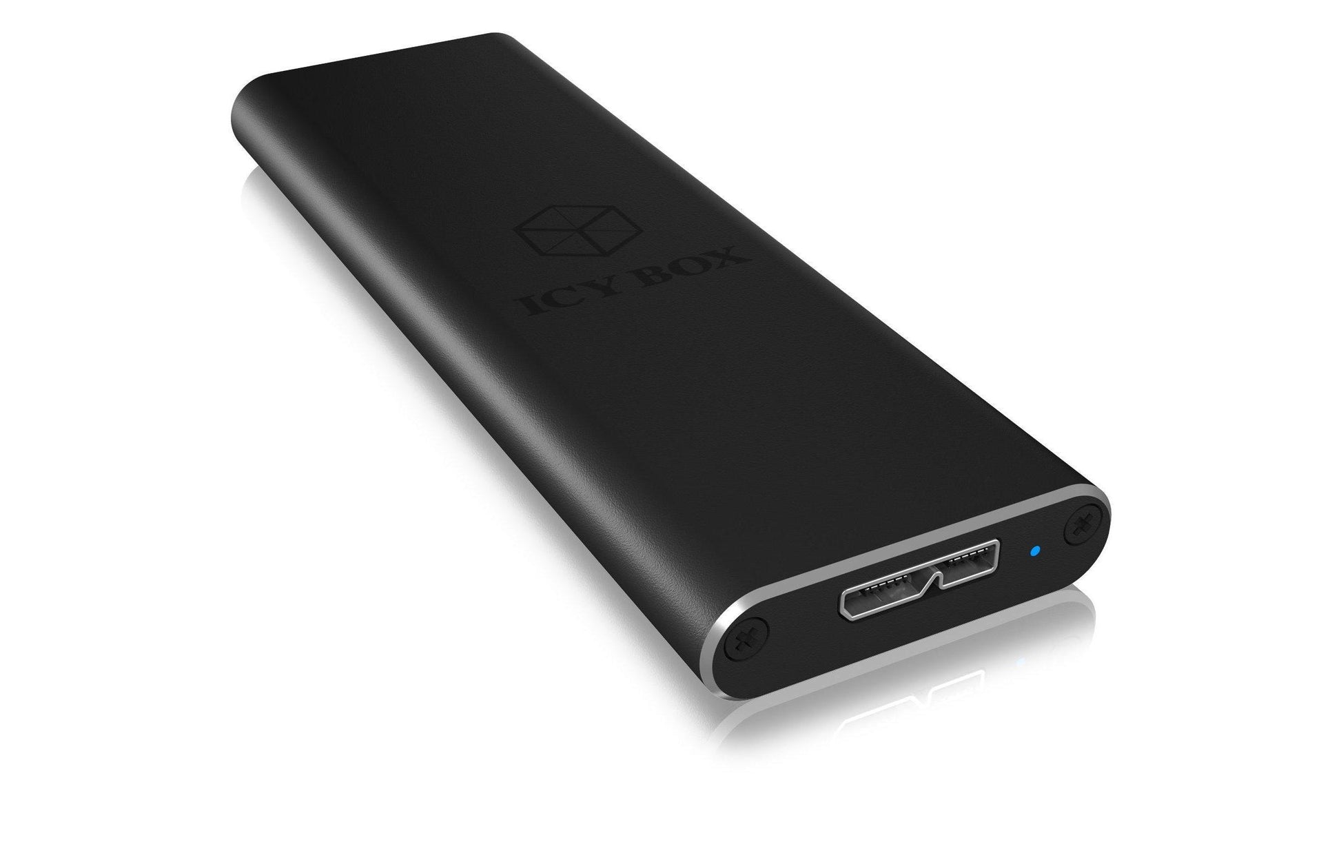 ICY BOX IB-183M2 – 1-Schacht SSD-Gehäuse – für M.2 SATA (30/42/60/80 mm)