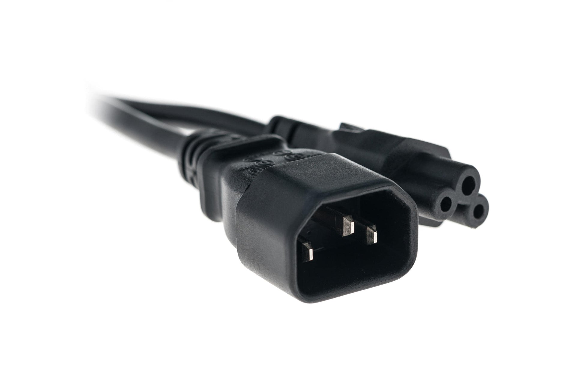 Diggelmann Netzkabel – IEC C14 zu IEC C5, 1,5 m, 2,5 A, Schwarz