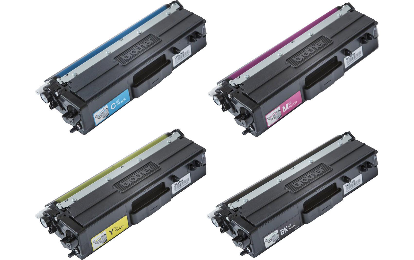 Brother Toner-Multipack TN-423 – BK/C/M/Y, 6500 Seiten – für HL-L8260CDW/HL-L8360CDW/DCP-L8410CDW und andere