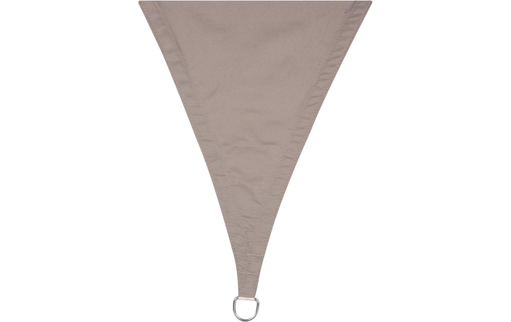 Perel Sonnensegel – Dreieck, 5 × 5 × 5 m – Polyester, braun