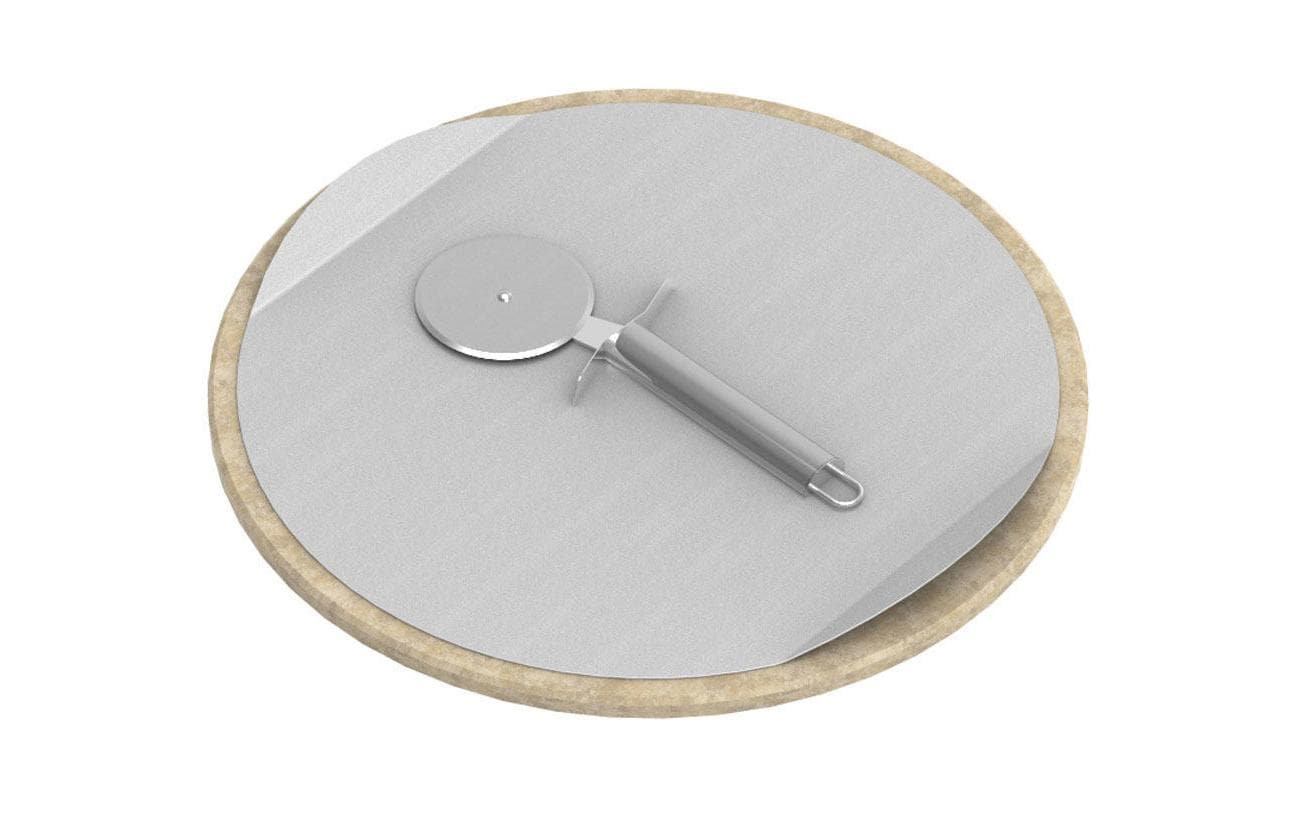 Campingaz Pizzastein Ø 29 cm, Keramik/Aluminium, Set, sand