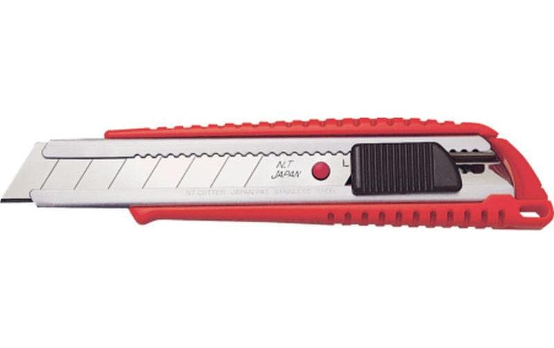 NT Cutter L-300 RP – Abbrechmesser 18 mm, Auto-Lock, Kunststoff, assortiert