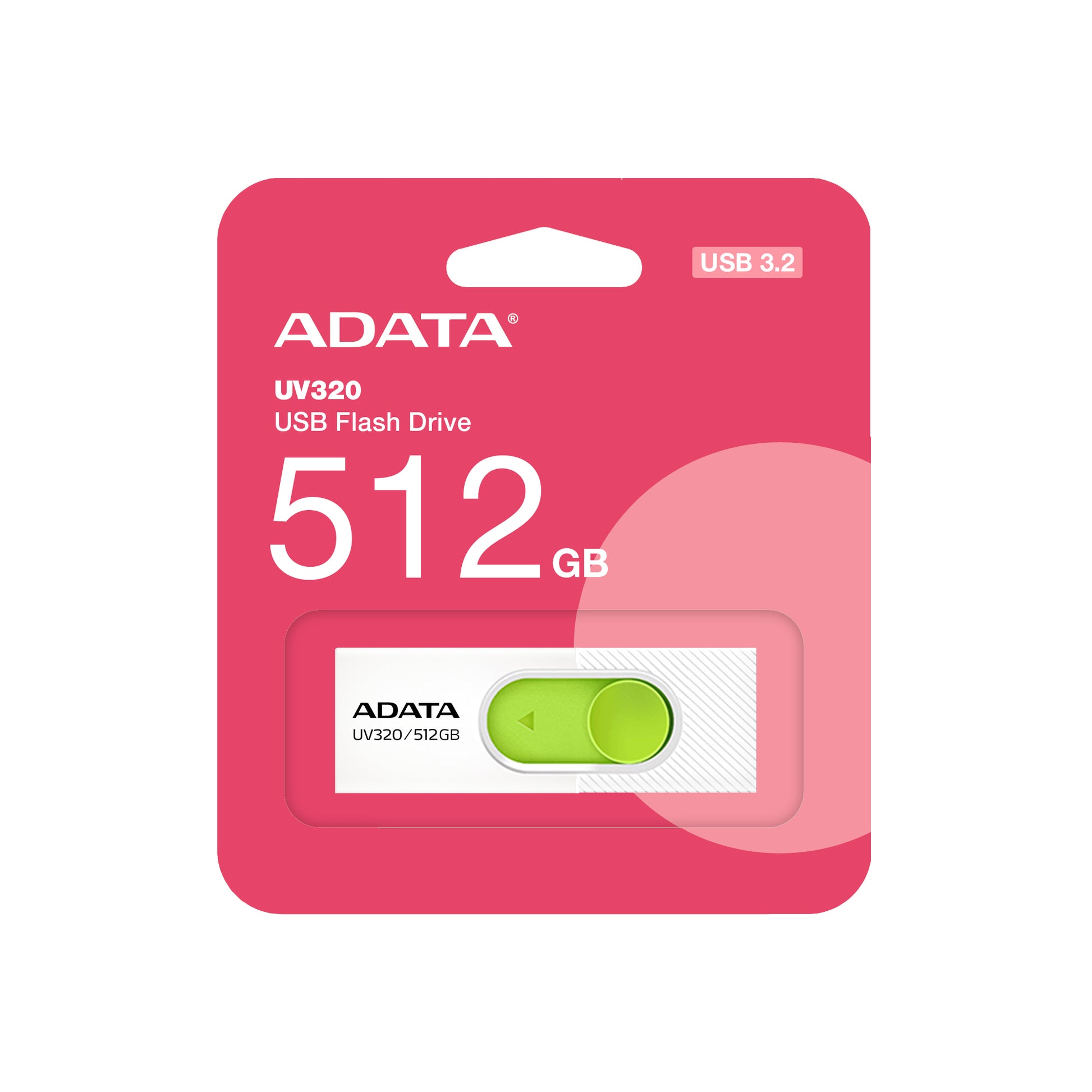 ADATA DashDrive UV320 USB-Stick 512 GB – USB-A USB 3.2 Gen 1, 100 MB/s Lesen