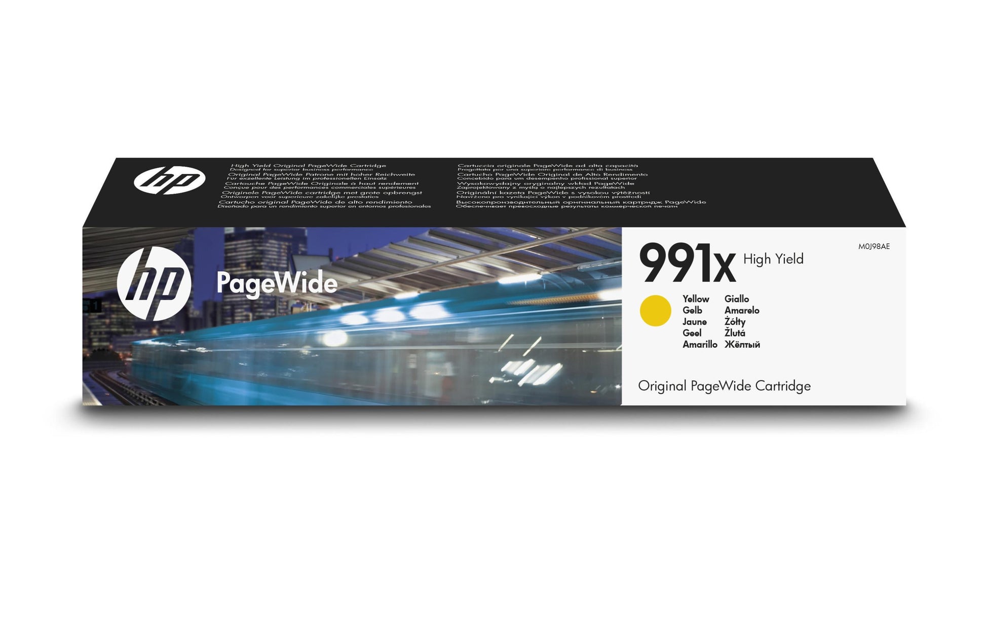 HP Tintenpatrone 991X, Gelb, 193 ml – für Tintenstrahldrucker/Multifunktionsgeräte