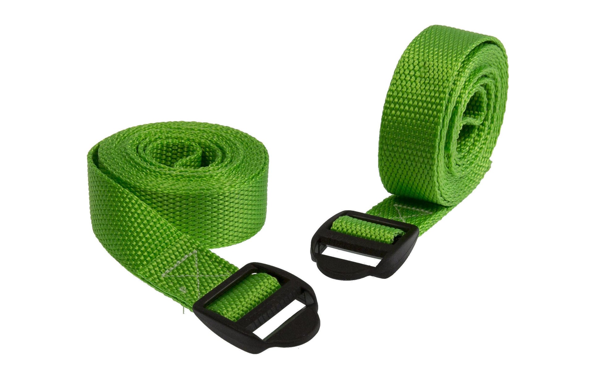SpanSet Schlaufenband 2'000 × 25 mm, mit Plastikschnalle, grün, 2 Stk., für Motorrad