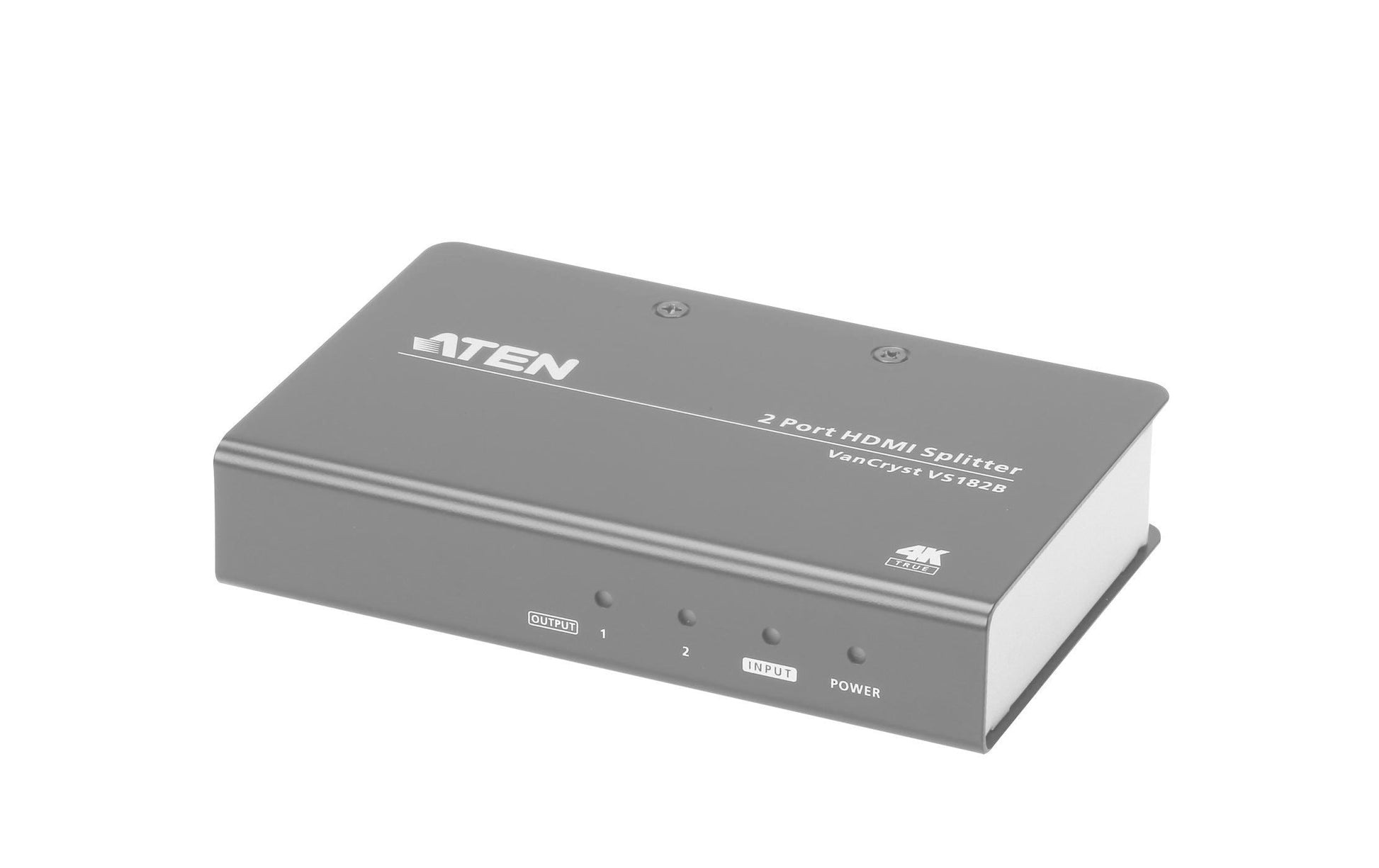 ATEN VS182B – HDMI-Splitter – 2x HDMI, 4096×2160 – für HDMI-Geräte – Silber/Schwarz