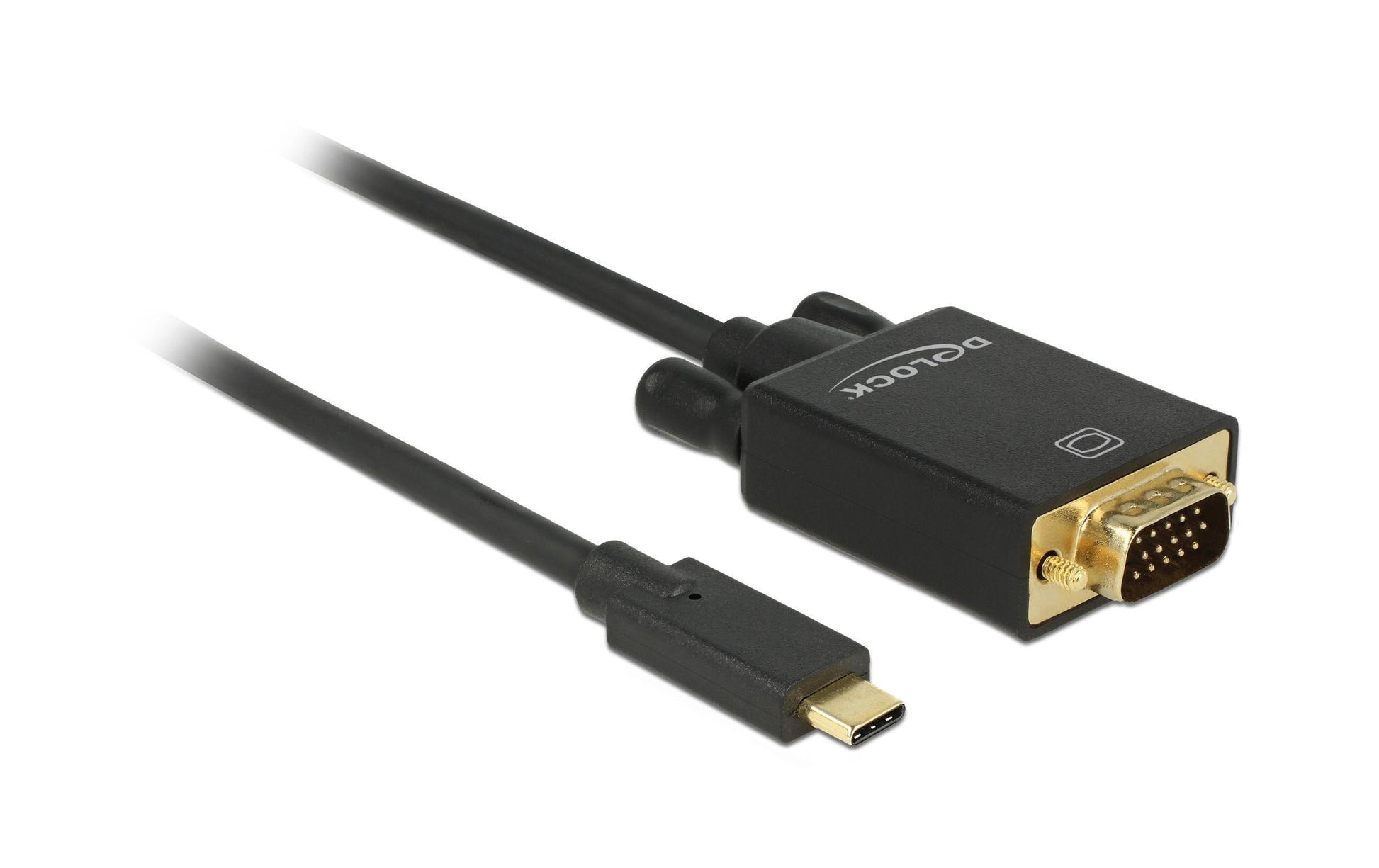 DeLOCK USB-C auf VGA Kabel 1080p 60 Hz – 1 m – für Geräte mit USB-C (DisplayPort Alt Mode)
