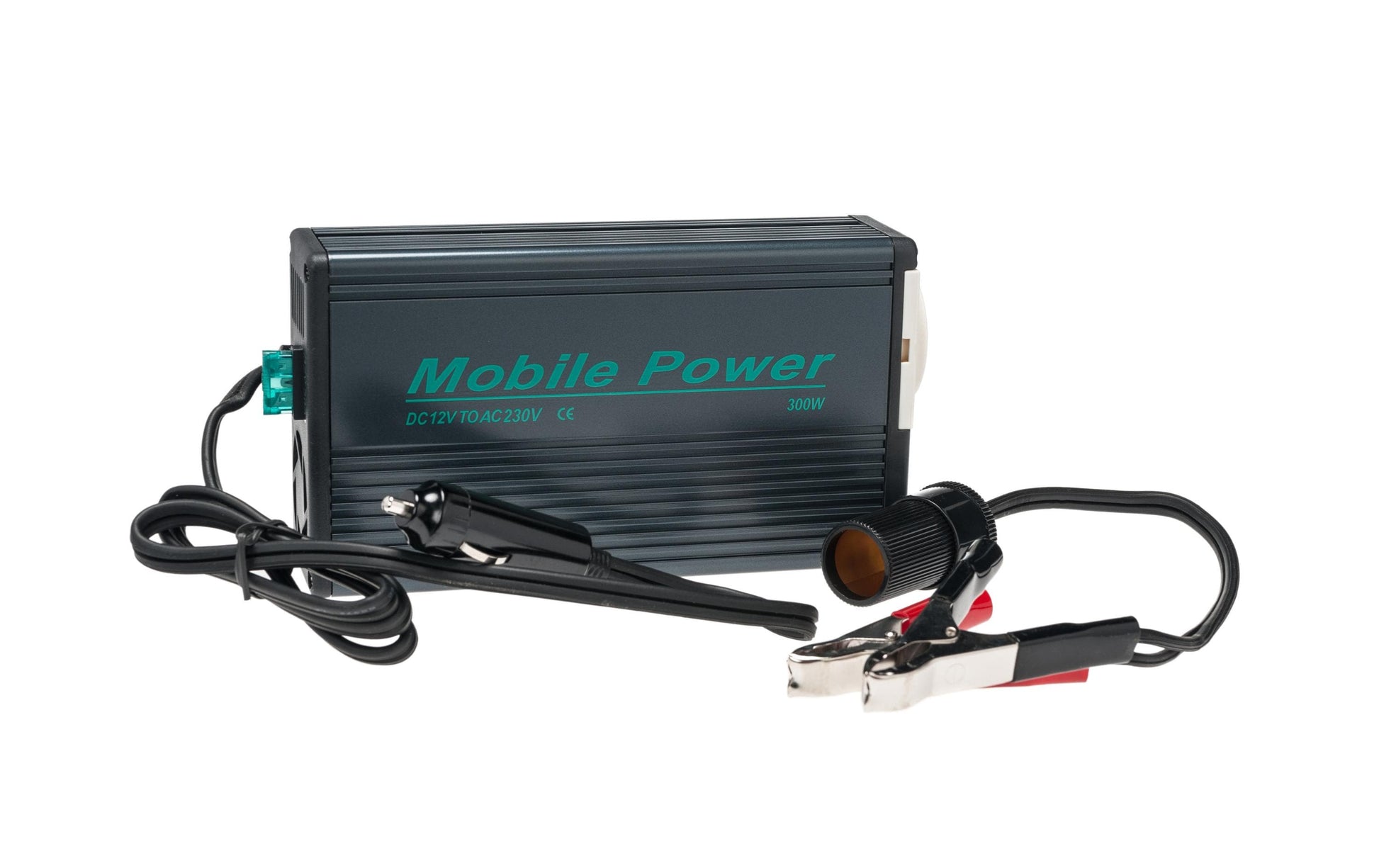 Mobile Power KV-300 Wechselrichter 12 V zu 230 V – 300 W, modifizierter Sinus, 1× Schuko, für 12 V Bordnetz