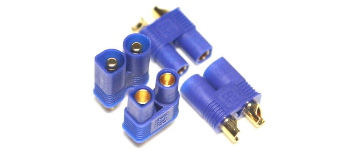 EP Product EC3 Adapterkabel, 5er-Pack, Stecker/Buchse 3,5 mm, mit Lötfahnen – Blau