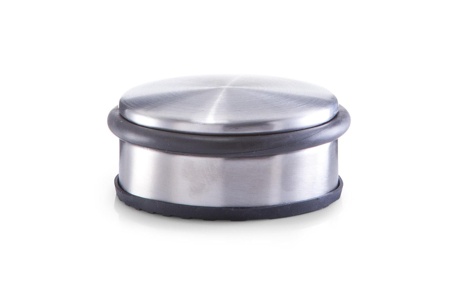 Zeller Present Türstopper Ø 100 mm × 70 mm, Edelstahl, rutschfest, türschonend