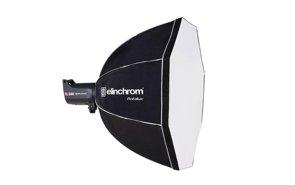 Elinchrom Rotalux Deep Octa 100 cm Softbox – 1000 × 650 mm, ohne Speedring – Schwarz/Silber