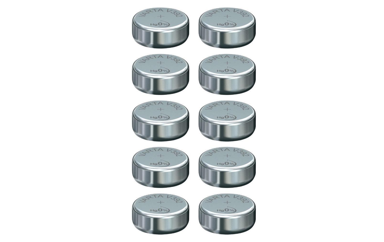 Varta V392 Akku 1,55 V 38 mAh 0,06 Wh Silberoxid – für Uhren